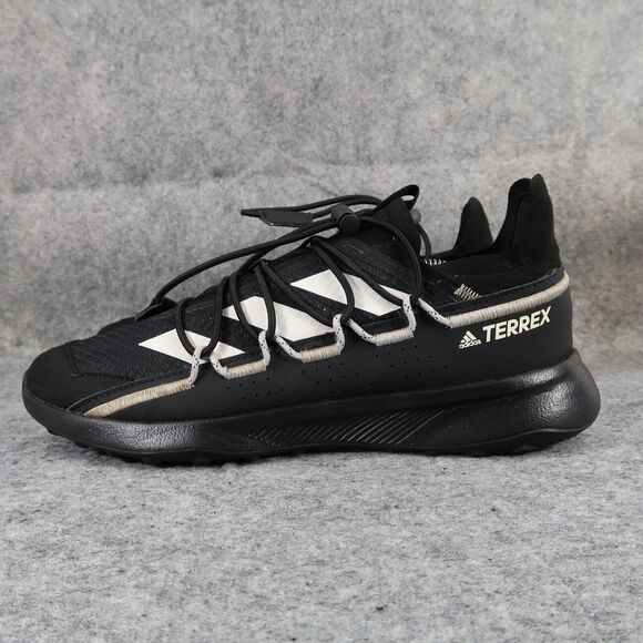Adidas Shoes Mens 10.5 Sneakers Terrex Voyager 21 Athletic Trainer Running Black - Picture 4 of 16